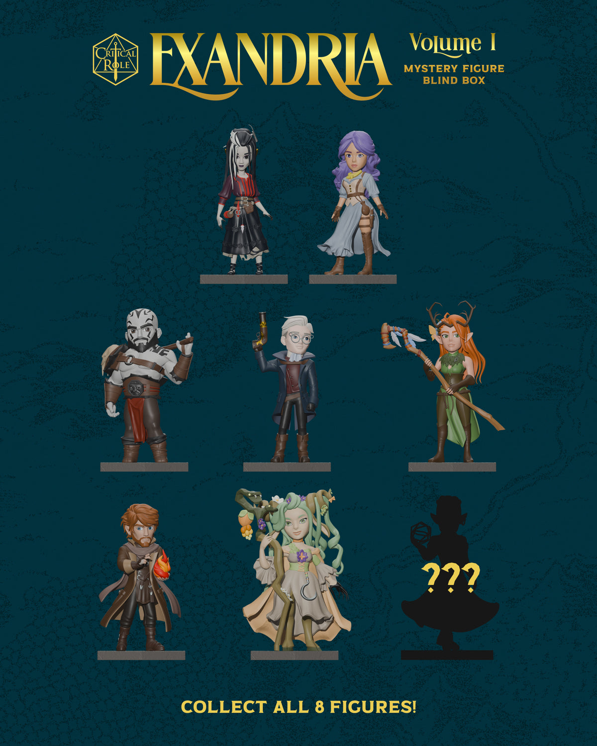Critical Role x Boba Bear Blind Box | Exandria: Volume 1