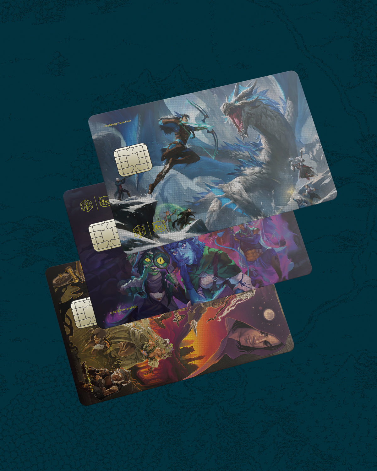 Critical Role Credit Card Skins