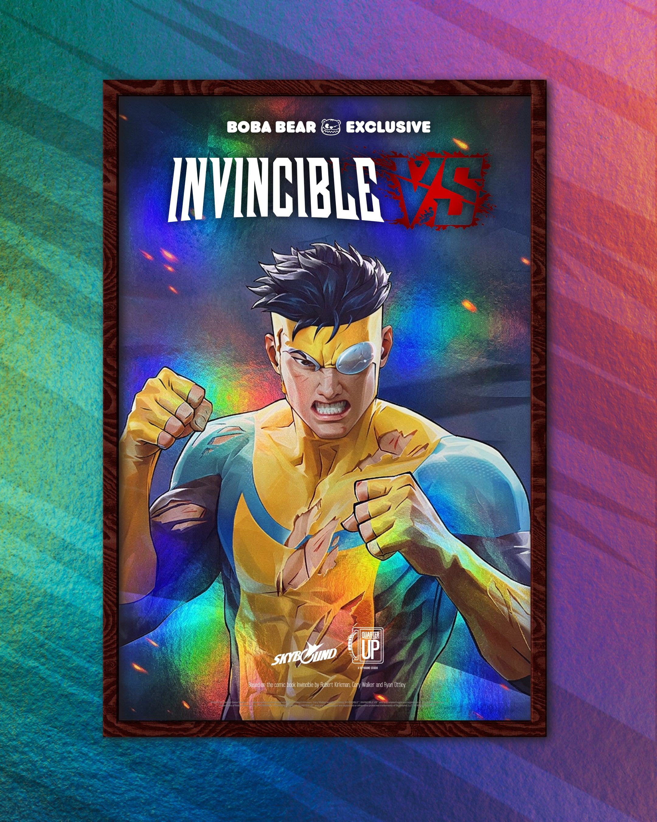 Invincible VS Holographic Posters