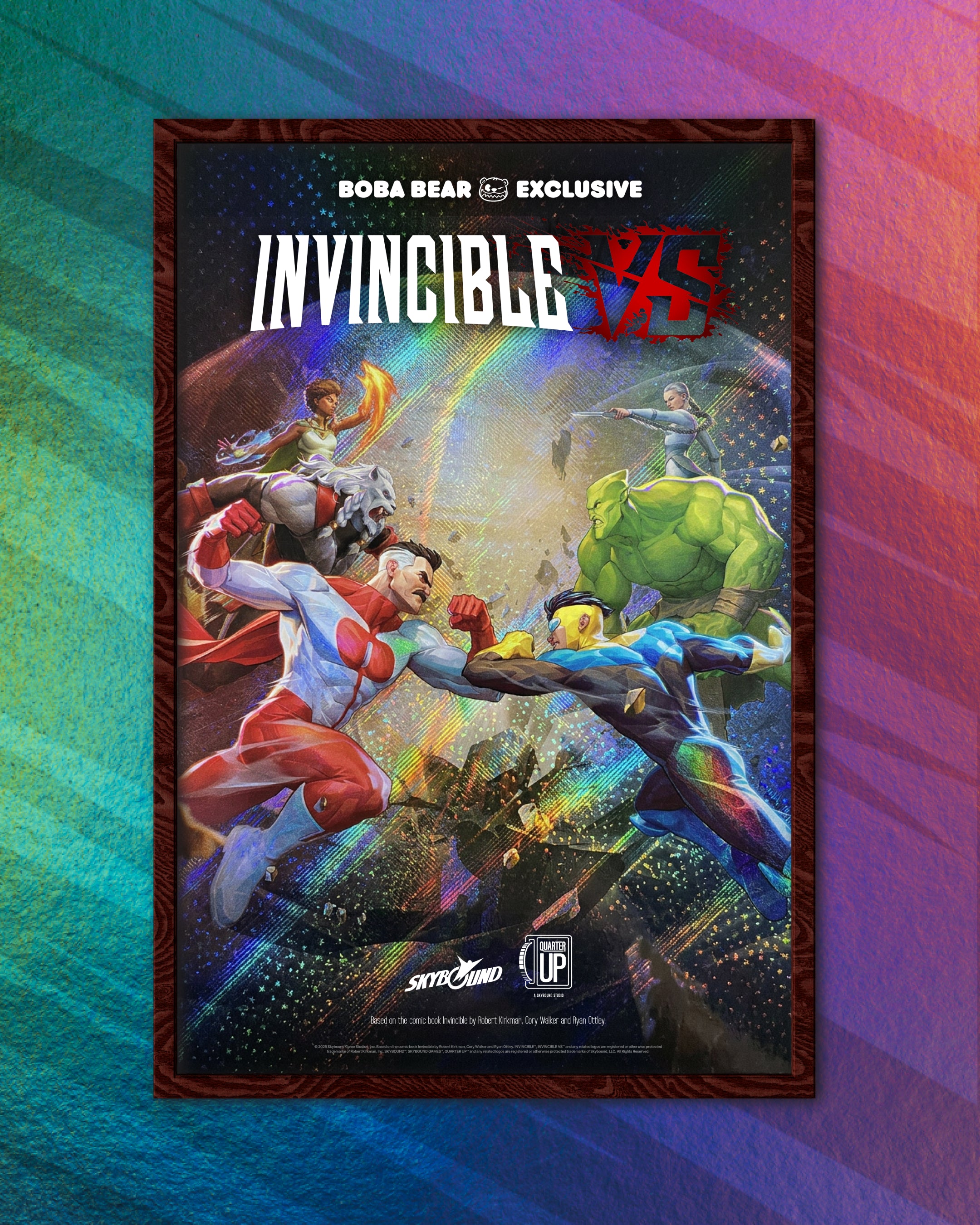 Invincible VS Holographic Posters